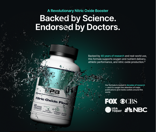 Nitric Oxide Flow - Blood Pressure Support, Supplement Edible, Dietary, Fitness, Blood Flow, Nitric Oxide Booster, Amino Acid, Recovery Support Cardiovascular Health